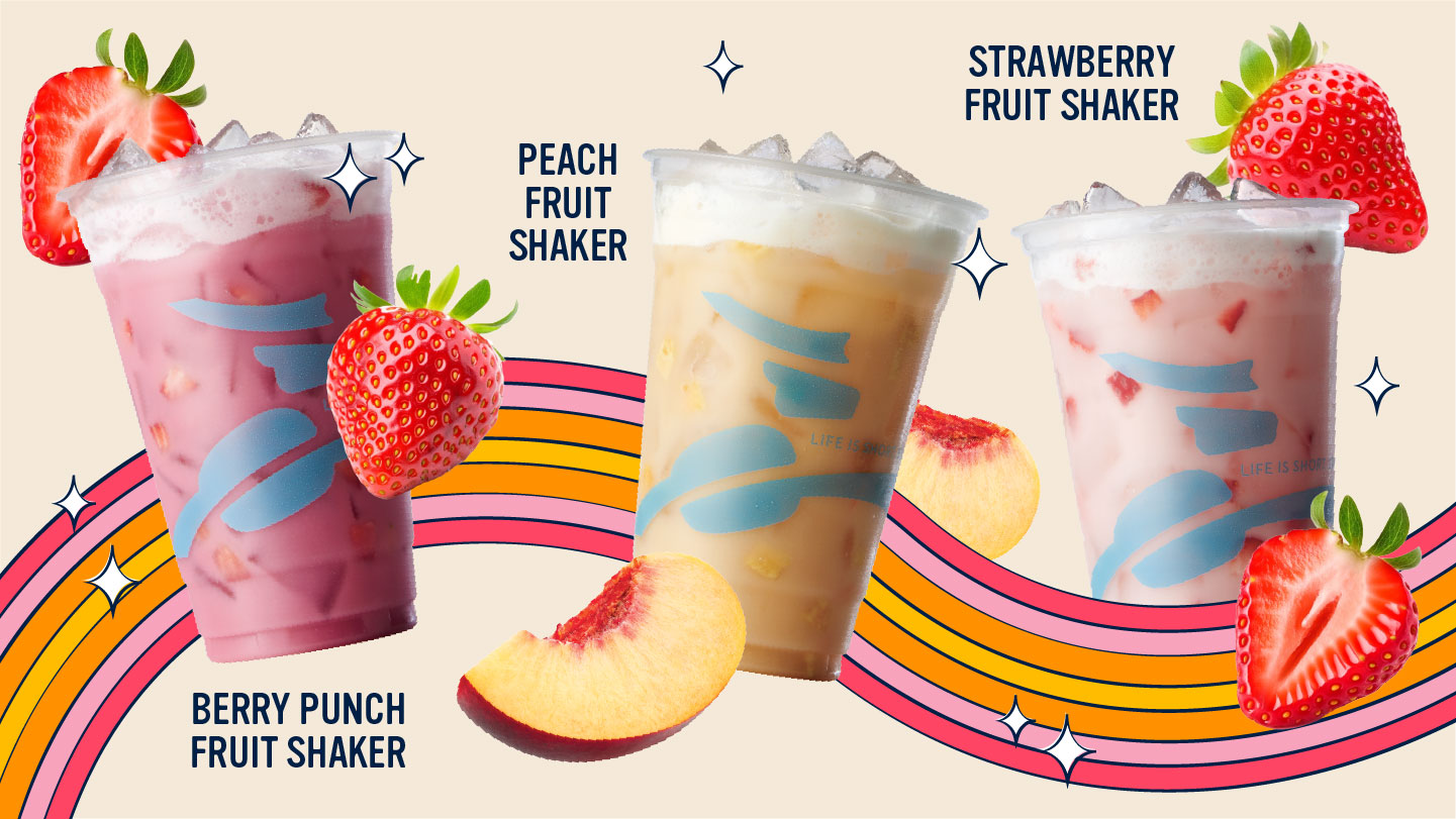 Enjoy the new 2025 Drinks available at our Caribou full-service locations. image of the new coffee drinks.